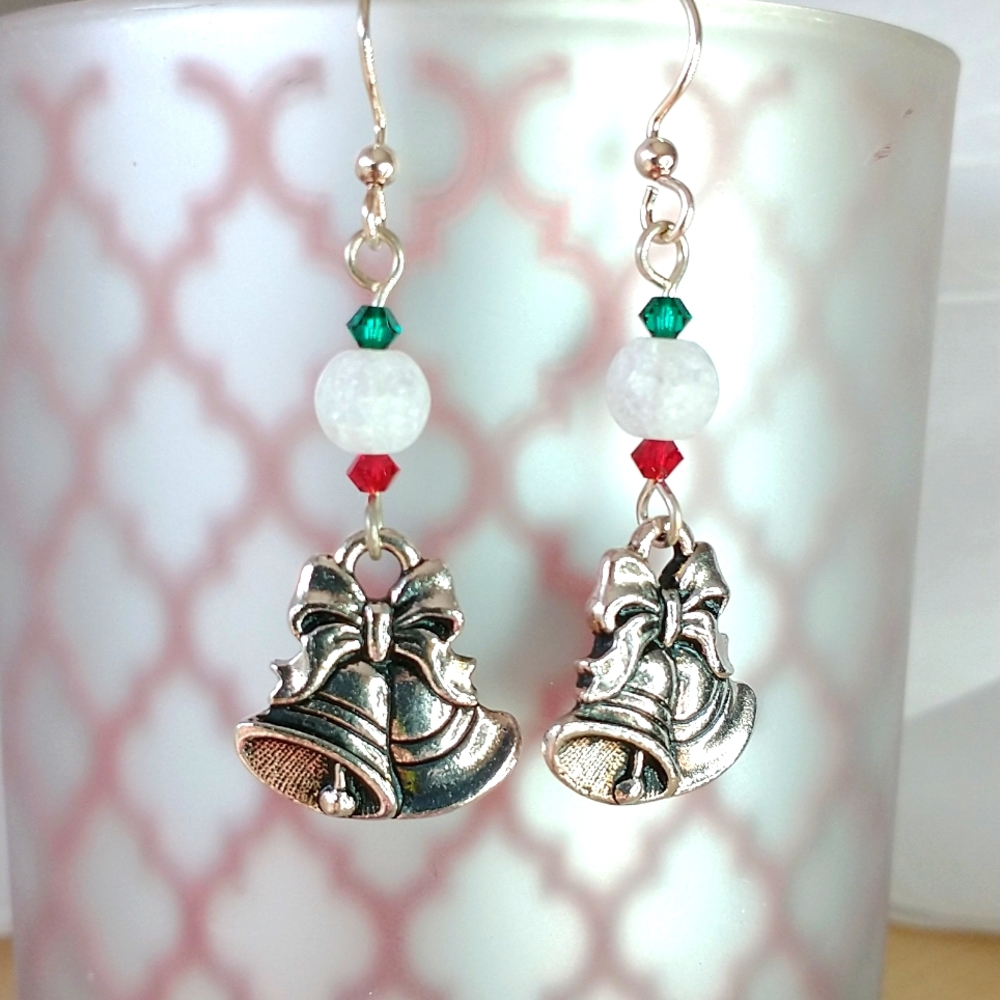 Swarovski Crystal Christmas earrings